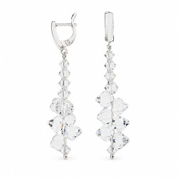 Kolczyki srebrne z kryształami Swarovski nr CQ KW63015301C Sezam - 1