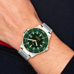 Zegarek męski Tommy Hilfiger 1792230 zielony - Jubiler Sezam