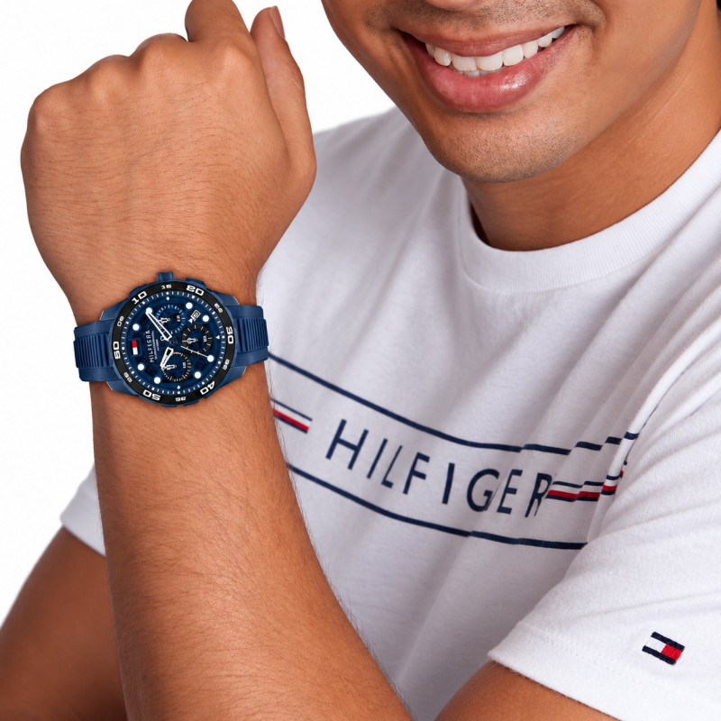 Zegarek męski Tommy Hilfiger 1792232 granatowy - Jubiler Sezam
