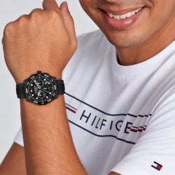 Zegarek męski Tommy Hilfiger 1792233 czarny - Jubiler Sezam