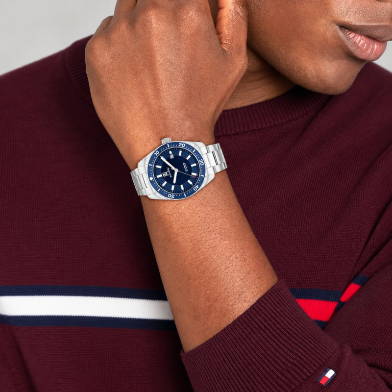 Zegarek męski Tommy Hilfiger 1710591 granatowy - Jubiler Sezam