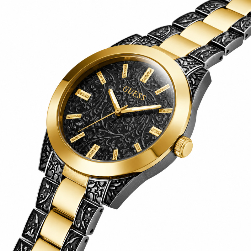 Zegarek Guess Gilded czarno-złoty GW0303L1 Jubiler Sezam
