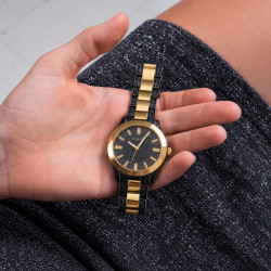 Zegarek Guess Gilded czarno-złoty GW0303L1 Jubiler Sezam