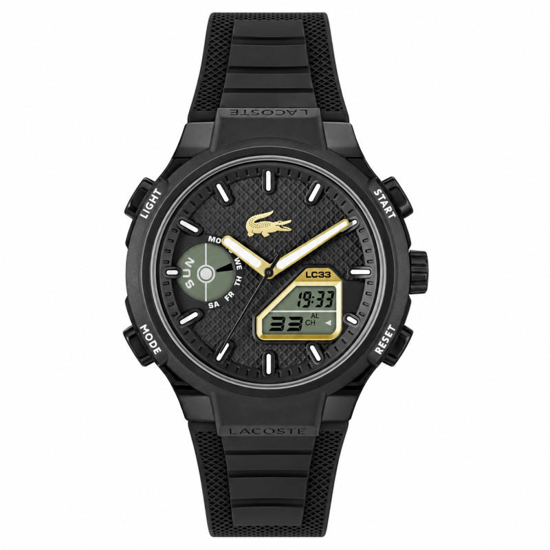 Zegarek męski Lacoste LC33 czarny 2011435 | Jubiler Sezam