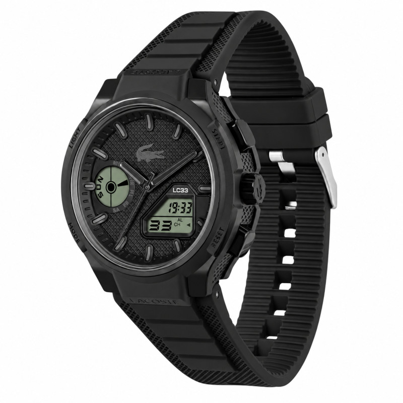 Zegarek męski Lacoste LC33 model 2011447 na pasku kolor czarny