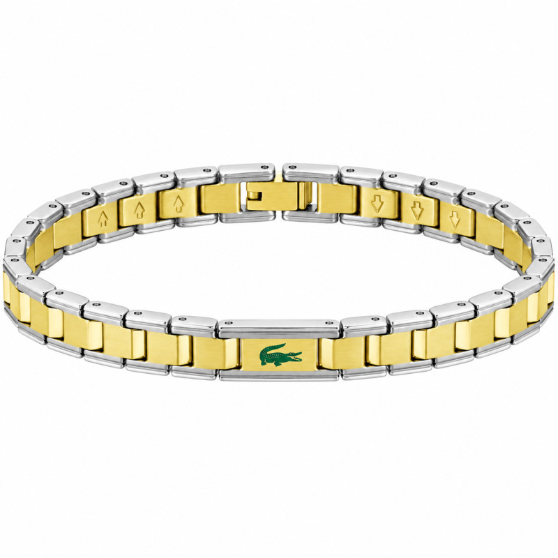 Bransoletka męska złota LACOSTE JW 2040586 stal