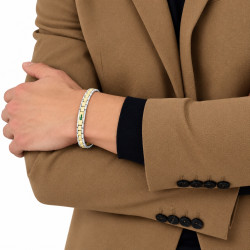 Bransoletka męska złota LACOSTE JW 2040586 stal