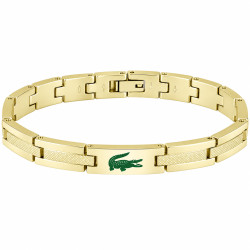 Bransoletka męska Lacoste Stencil stalowa 2040626