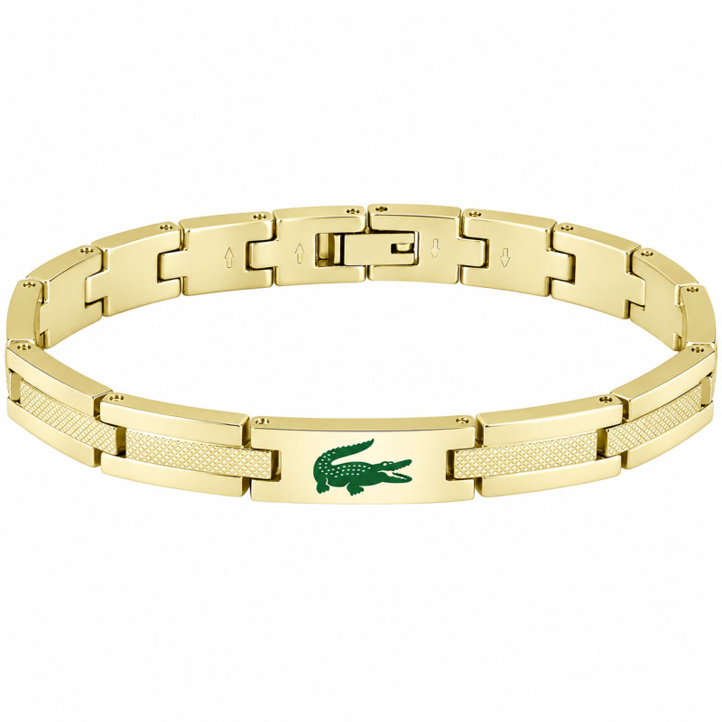 Bransoletka męska Lacoste Stencil stalowa 2040626