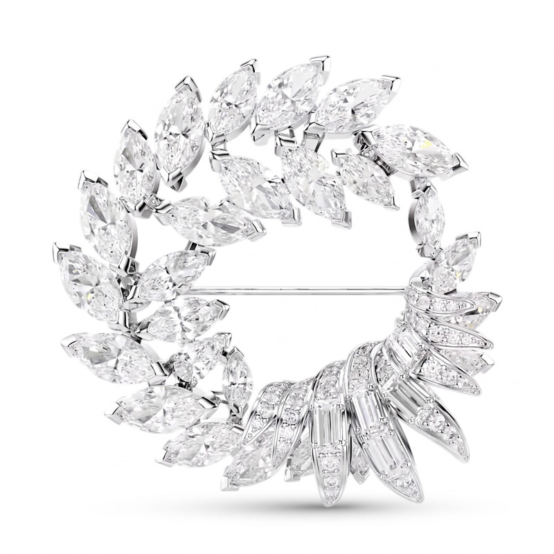 Broszka Swarovski kryształowa w kolorze - Jubiler Sezam