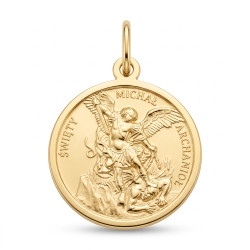 Medalik złoty Święty Michał Archanioł 585 - Jubiler Sezam