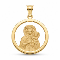 Medalik złoty 585 Matka Boska Częstochowska - Jubiler Sezam