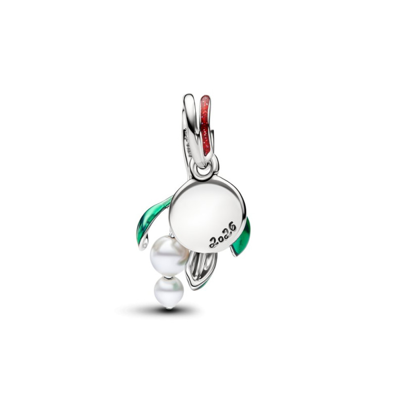 Charms-zawieszka Jemioła Pandora platerowana platyną 735066C01