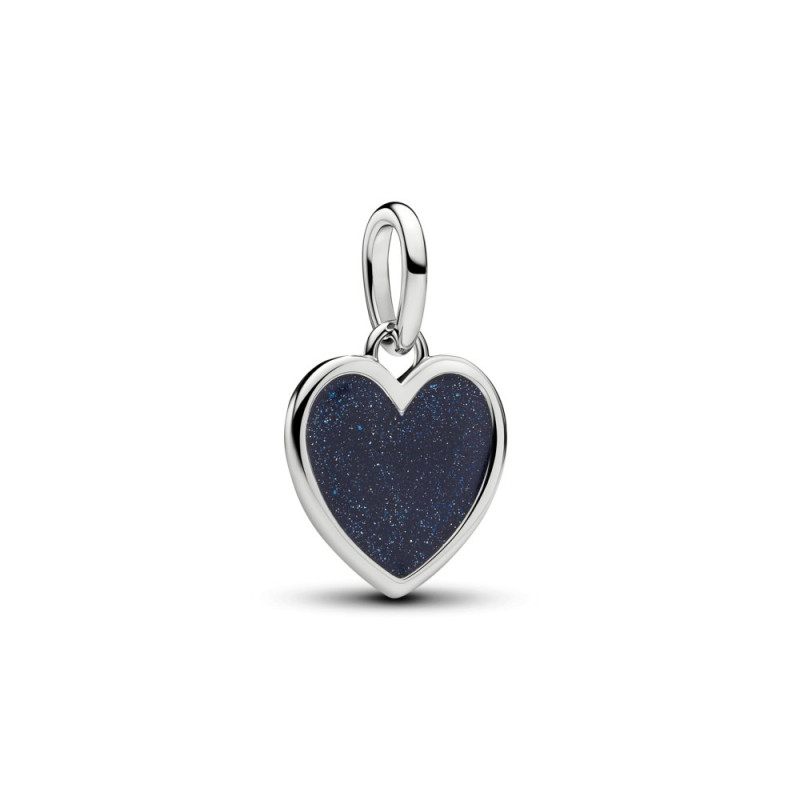 Charms-zawieszka Pandora niebieskie serce do grawerowania 735088C01