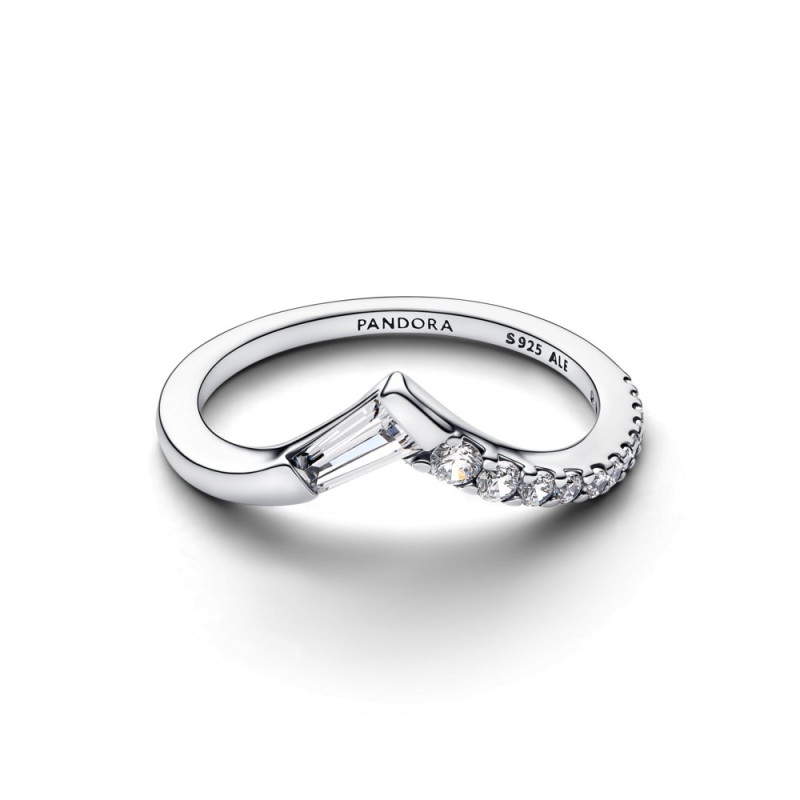 Pierścionek Pandora w kształcie tiary z pavé 195085C01