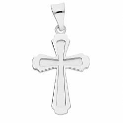Krzyżyk białe złoto OS 129-L004-CR b.złoto Au 585