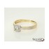 Zaręczynowy pierścionek z diamentami kolekcja Mirage nr AW 55159 YW złoto 14 karat Sezam - 3
