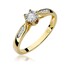 Pierścionek zaręczynowy z diamentami nr BE W-328 próba 585 Royal Magic bis Sezam - 2
