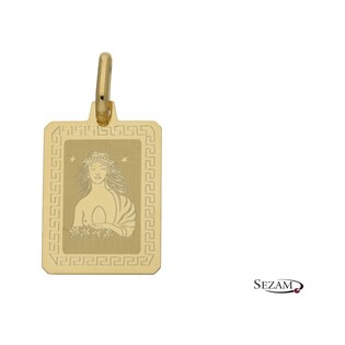 Zodiak złoty Panna numer OS 204-ZO62-VER Sezam - 1