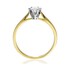 Pierścionek zaręczynowy z diamentem ROYAL  RS0156 próba 585 Sezam - 1