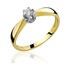 Pierścionek zaręczynowy z diamentem ROYAL  RS0156 próba 585 Sezam - 2