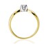 Pierścionek złoty zaręczynowy z diamentem ROYAL RS0213 próba 585 Sezam - 1