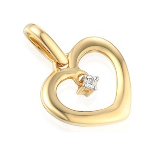 Serduszko ramka+środek z brylantem AW 69331 Y próba 585