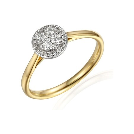 Pierścionek MIRAGE  AW 59438 YW próba 585