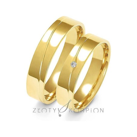 Obrączki ślubne nr ZO O-133