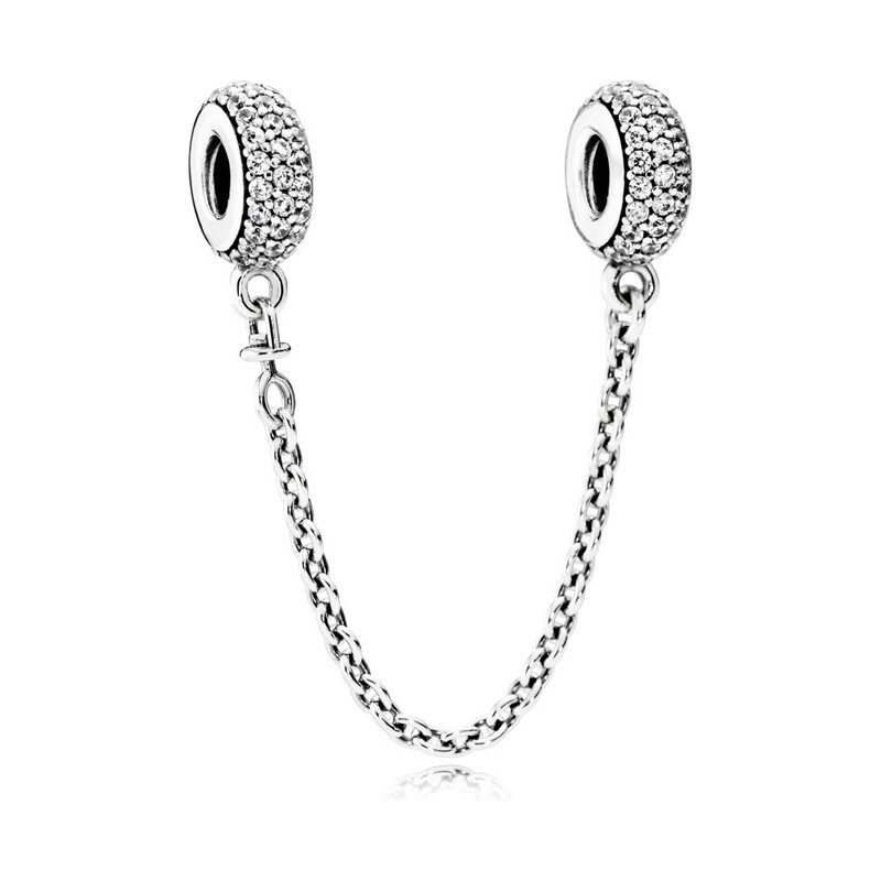 Element PANDORA łańcuch zabezpieczający PE 791736cz próba 925