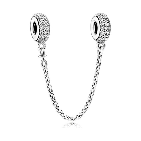 Element PANDORA łańcuch zabezpieczający PE 791736cz próba 925 Pandora - 1