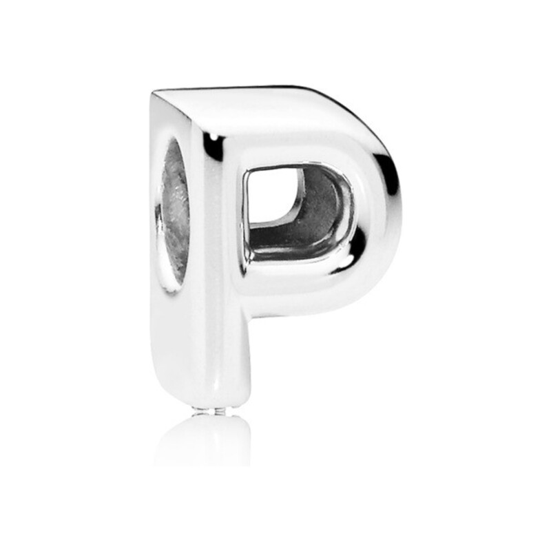Charms PANDORA literka PE 797470-P próba 925