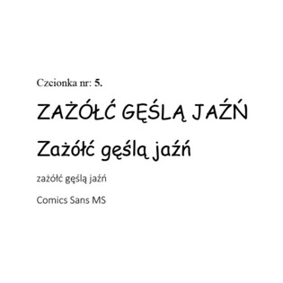 Grawer - inicjały 5 znaków