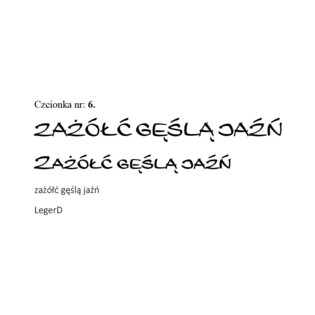 Grawer - inicjały 5 znaków