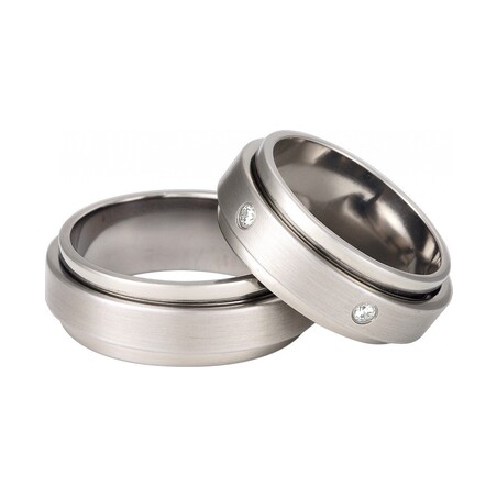 Obrączki tytanowe nr SW T27-8 para