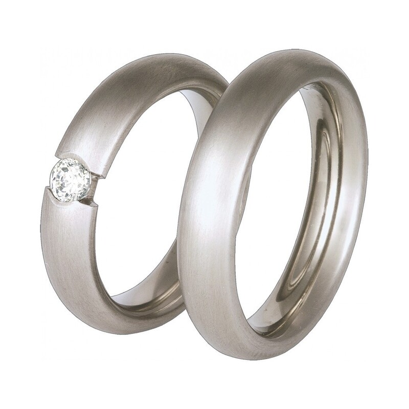 Obrączki tytanowe nr SW T36-5/1bcz model damski i męski SW T36-5