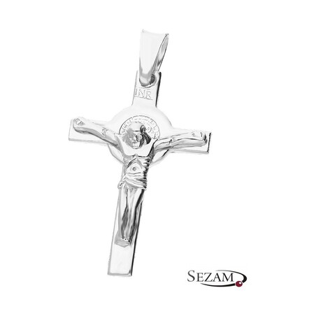 Krzyżyk srebrny Benedyktyński NI043-1 ROD próba 925