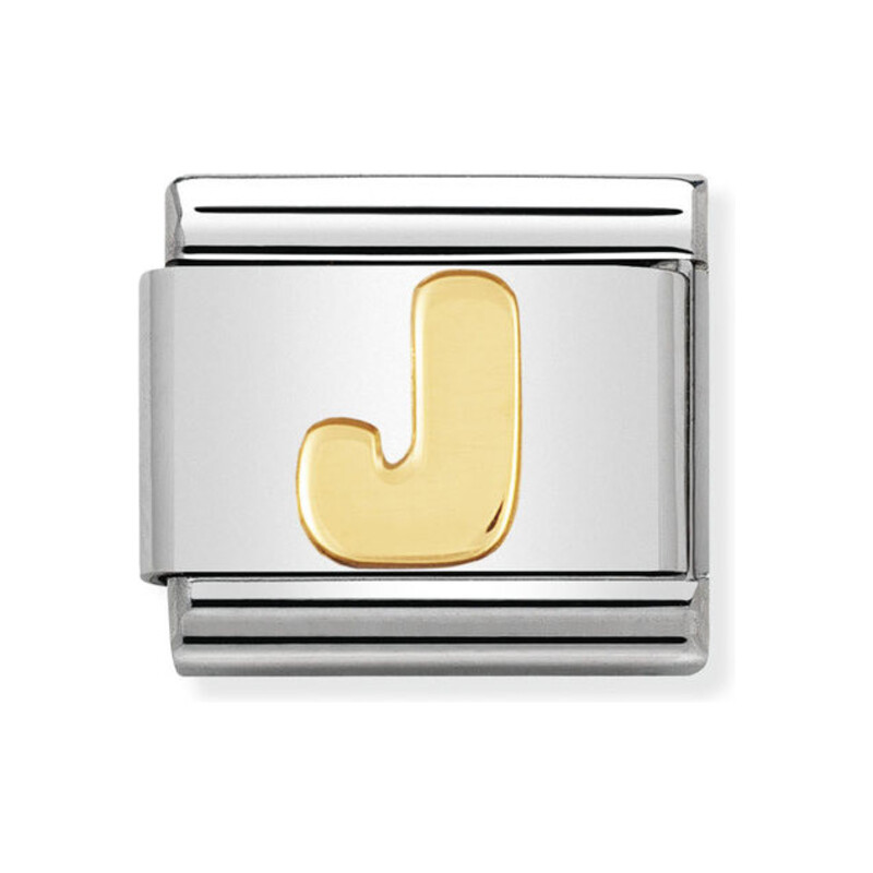 Element Link NOMINATION Composable 18k literka J NP 030101 10 CC KK