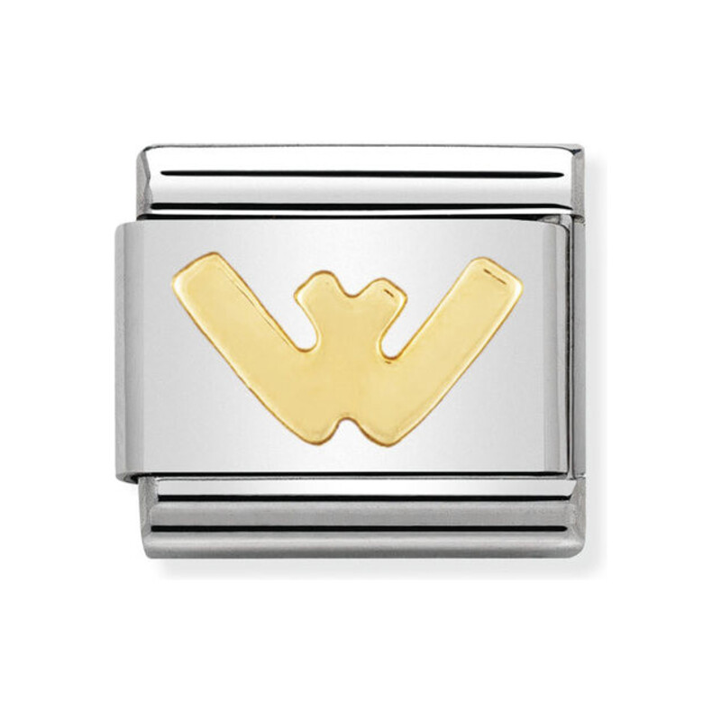Element Link NOMINATION Composable 18K literka W NP 030101 23 CC