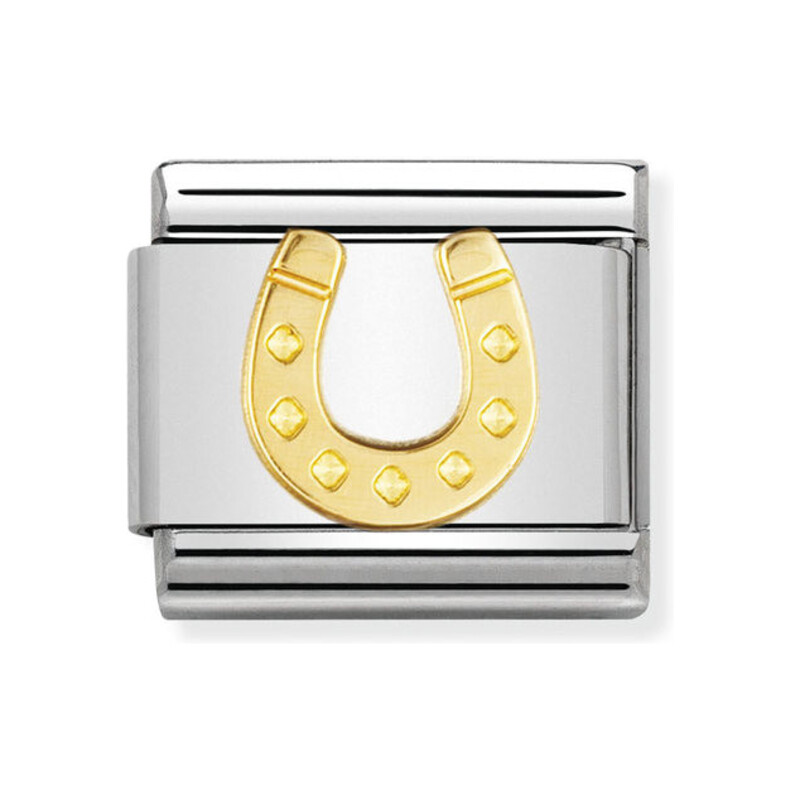 Element Nomination Podkowa 18K - JubilerSezam.pl