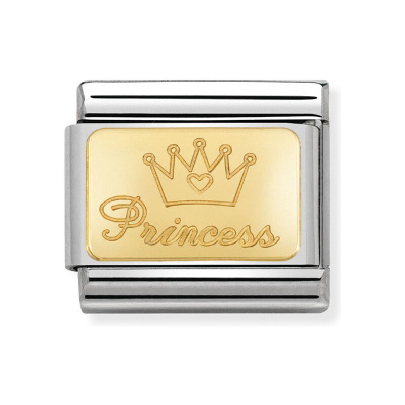 Element Link NOMINATION Composable 18K korona+Princess NP 030121 47 CD KK