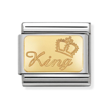 Element Link NOMINATION Composable 18K KING NP 030121 48 CD