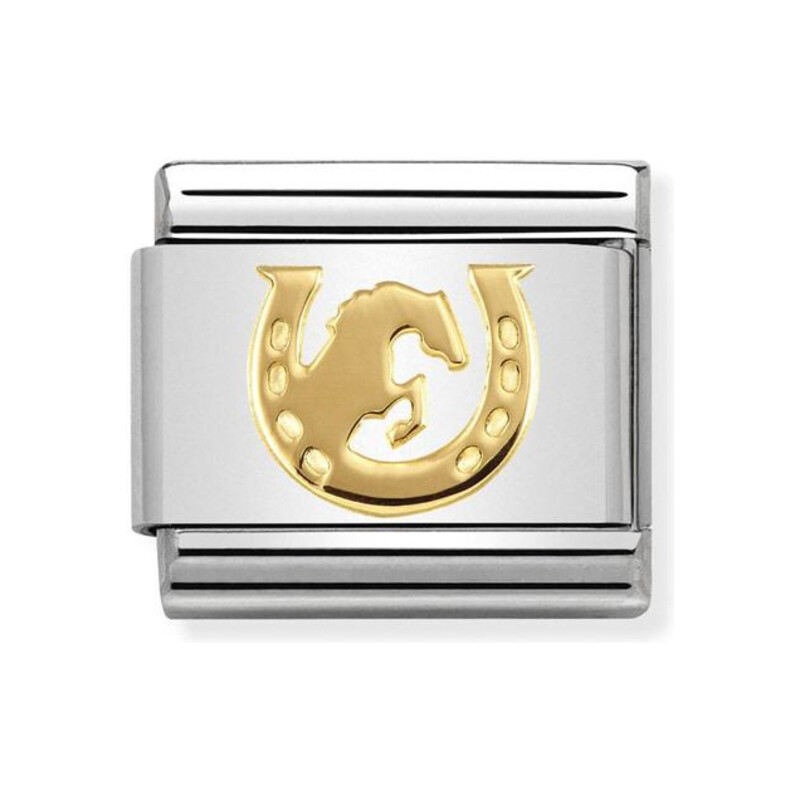 Element Link NOMINATION Composable 18K skoki konne+podkowa NP 030149 30 CC KK