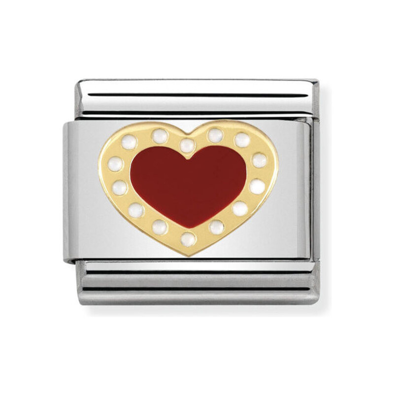 Element Link NOMINATION Composable 18K serce NP 030283 04 CF