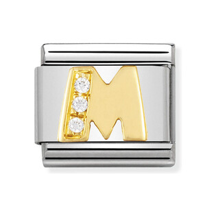 Element Link NOMINATION Composable 18K litera M NP 030301 13 CJ