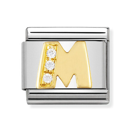 Element Link NOMINATION Composable 18K litera M NP 030301 13 CJ