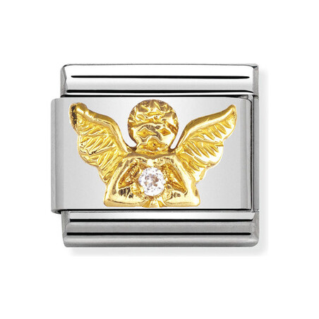 Element Nomination Aniołek 18K - JubilerSezam.pl