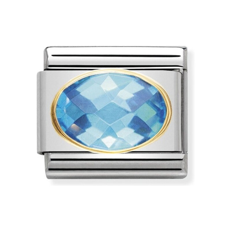 Element Link NOMINATION Composable 18K owal faseta NP 030601 006 CN KK