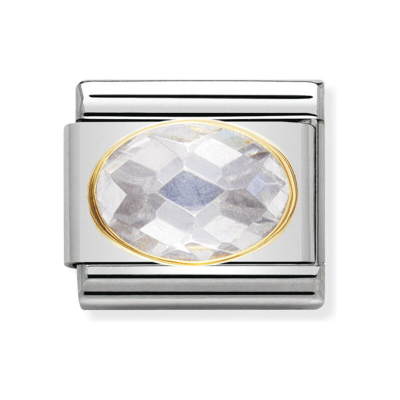 Element Link NOMINATION Composable 18K owal faseta NP 030601 010 CN KK