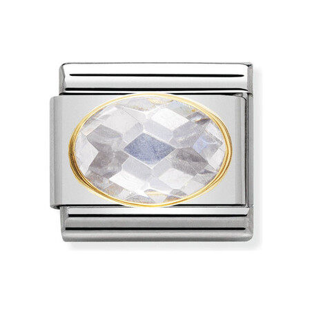 Element Link NOMINATION Composable 18K owal faseta NP 030601 010 CN KK